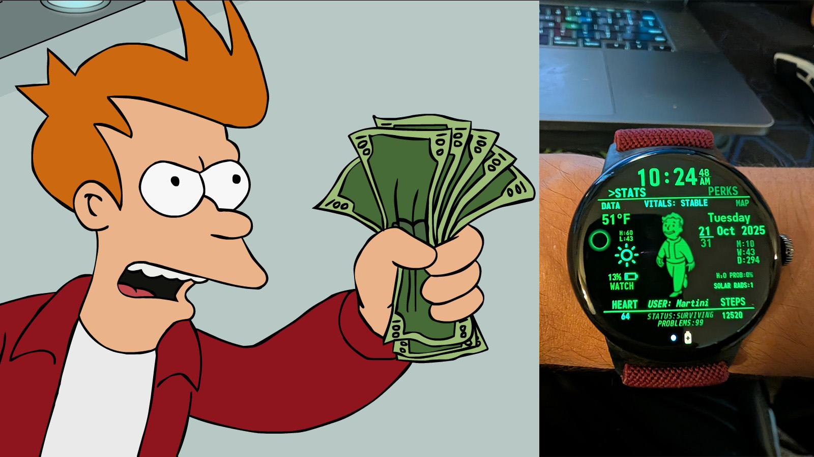 "Просто возьмите мои деньги": фанат Fallout создал лучший скин для Pixel Watch 4