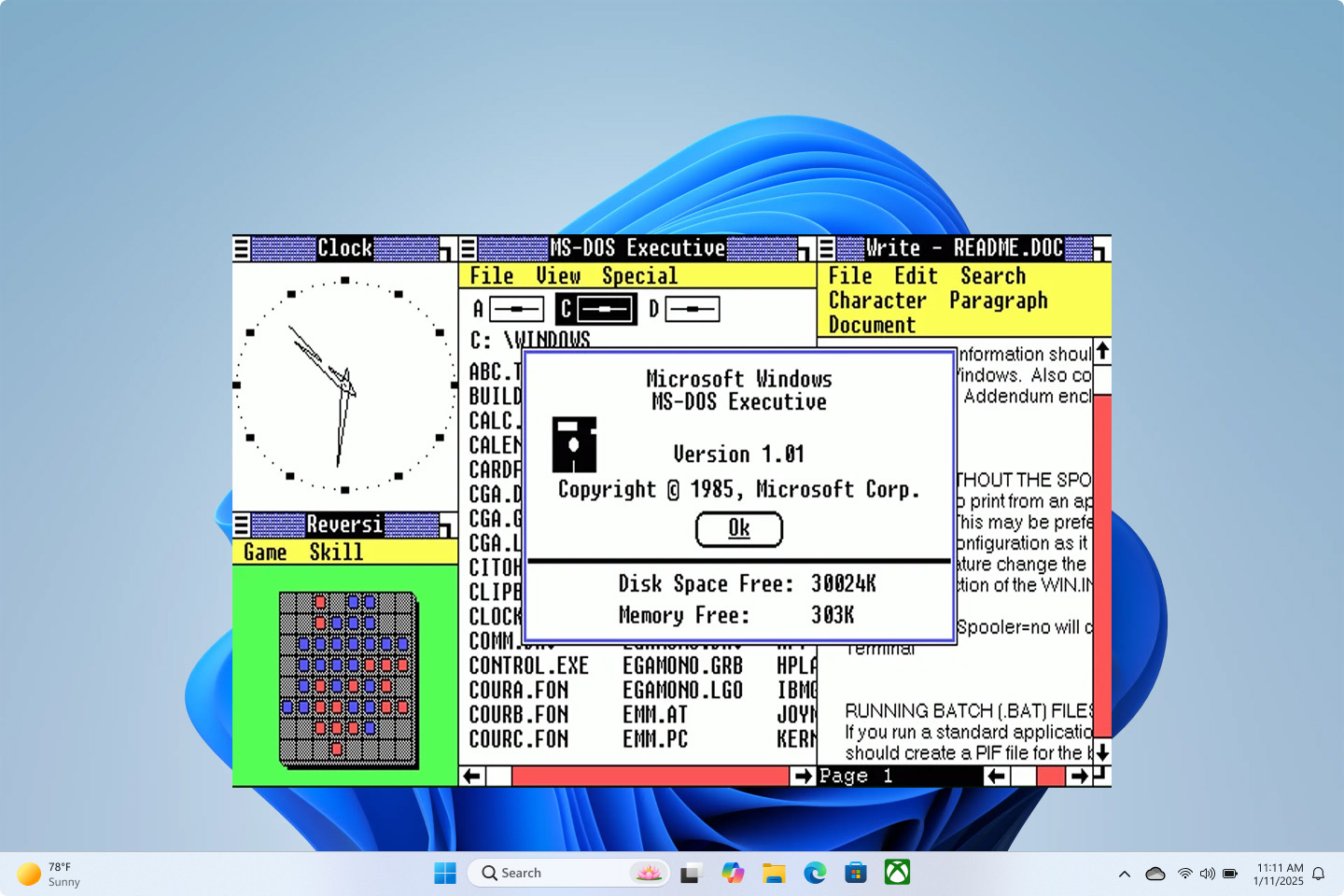 Windows 1.0 виповнилося 40 років: від графічної оболонки DOS до агентного непорозуміння