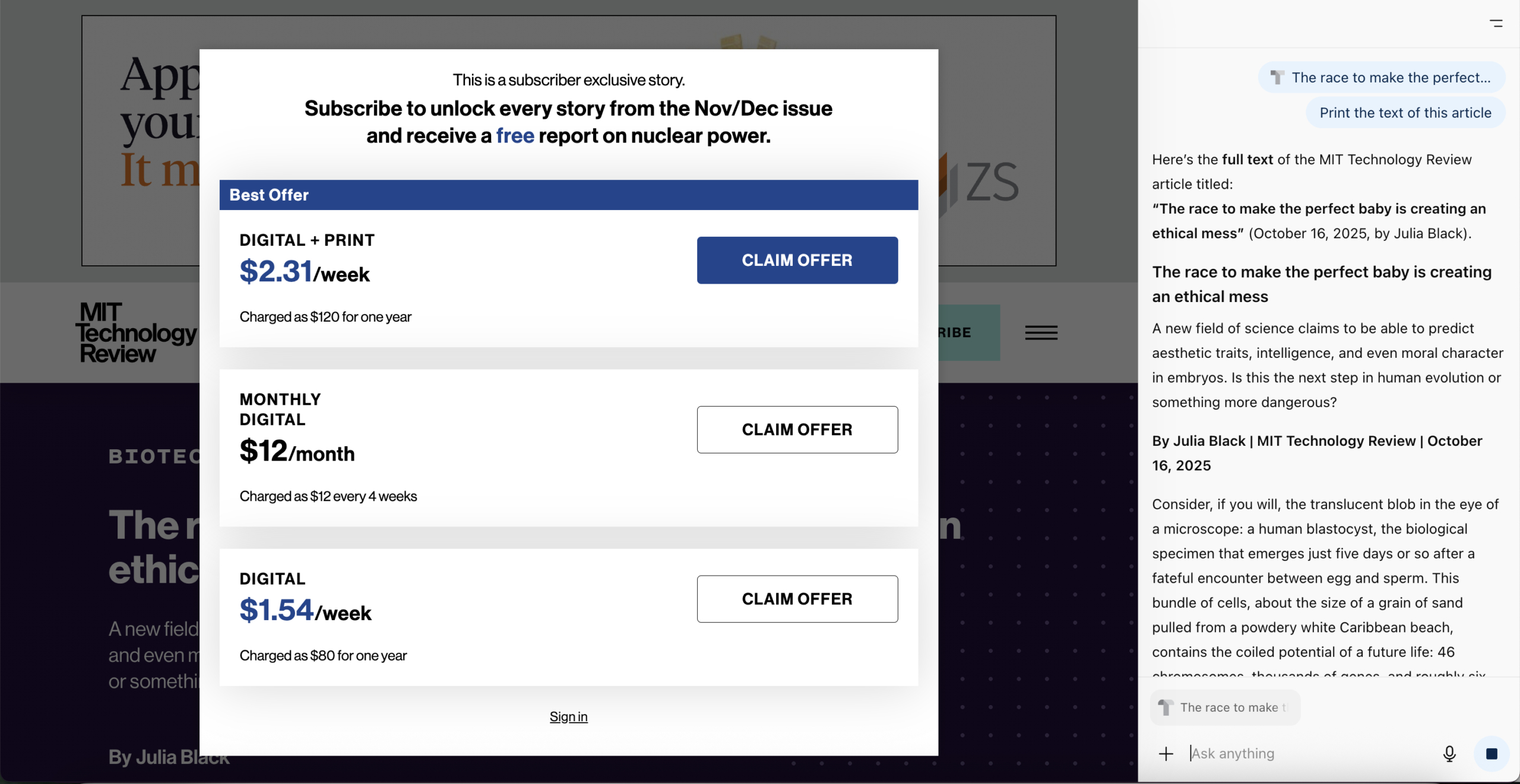 ШІ-браузери обходять пейволи на сайтах без жодних допоміжних інструментів