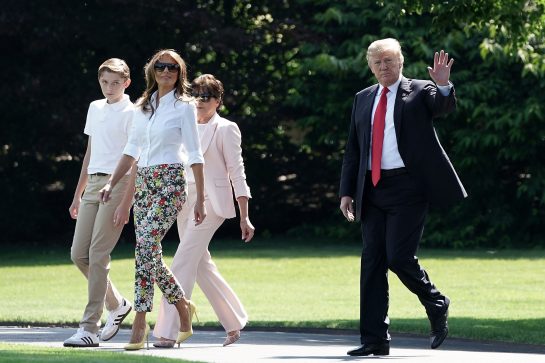 Дети Трампа: Дональд, Иванка, Эрик, Тиффани и Баррон